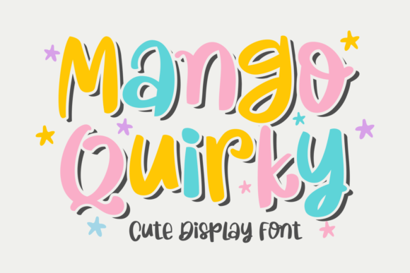 Adding Playful Charm with Mango Quirky: A Handwritten Font for Crafters & Sellers