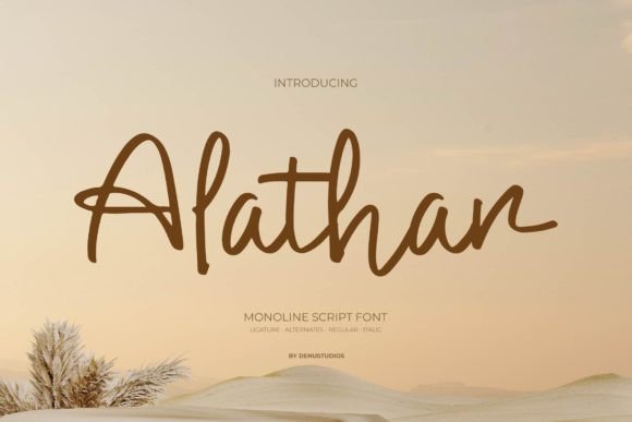 Alathar Font: Elevating Handmade Labels and Invitations