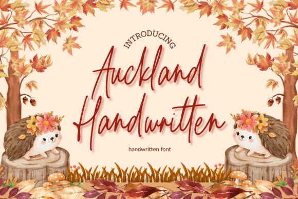 Auckland Handwritten Font for Modern Web Design