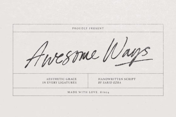 Awesome Ways Font: A Web Designer’s Layout Review