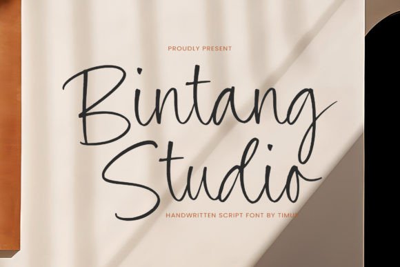 Bintang Studio Font: Elegant Script for Handmade Labels