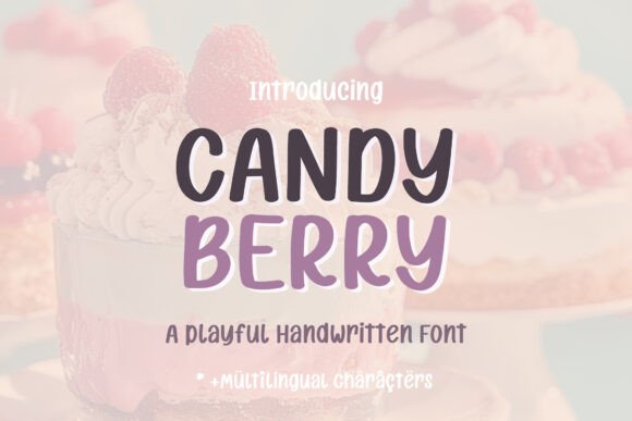 Candy Berry Font: Sweet Handwritten Style for Marketing