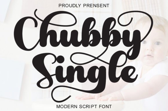 Chubby Single Font: Fresh Handwritten Style for Campaigns