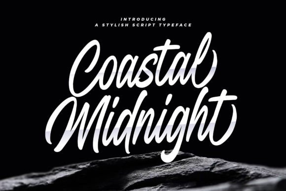 Coastal Midnight: A Coastal-Inspired Script Font for Modern Web Design