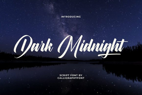 Dark Midnight Font: A Readable Script for Brand Identity