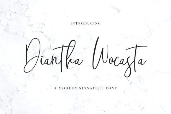 Diantha Wocasta Font: Elevating Small Business Branding