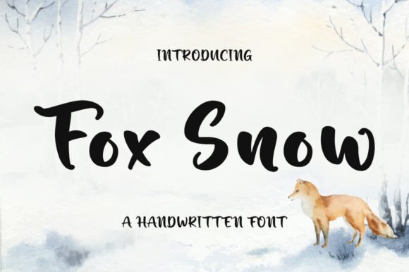Fox Snow Font: Elevating Small Business Branding