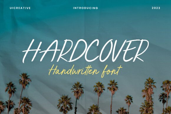 Hardcover Font: Elegant Script for Editorial Design