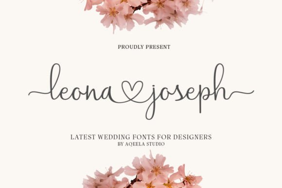 Leona Joseph Font: Elegant Script for Crafters