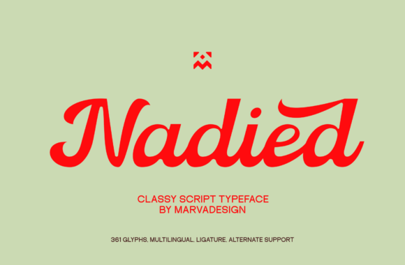 Nadied Font: Elevating Editorial Layouts with Script Elegance