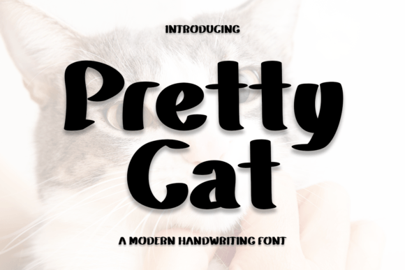 Pretty Cat Font: A Handwritten Typeface for Editorial Design