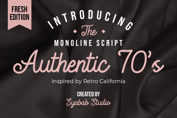 The Authentic 70s Font: A Retro Typeface for Modern Branding