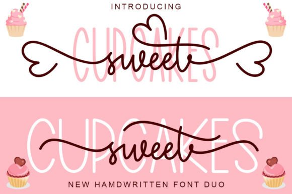 Transform Your Brand with Cupcakes Sweet Duo Font