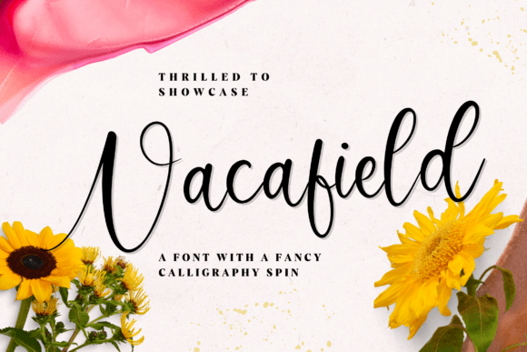 Vacafield Font: Adding Elegant Calligraphy to Brand Identity