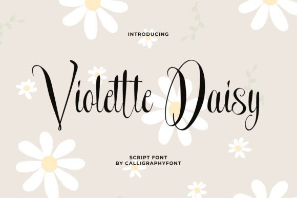 Violette Daisy Font: Elevating Small Business Branding