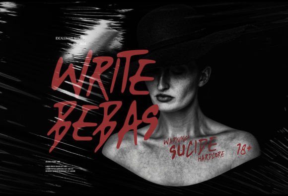 Write Bebas Font: Edgy Handwritten Style for Crafts